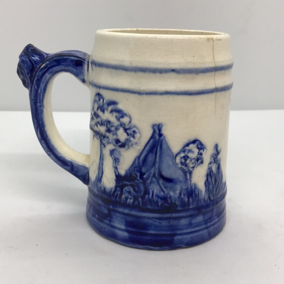 Rare Antique Old Sleepy Eye Pottery Mug - Picture 5 of 8